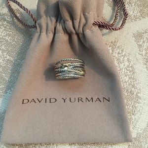 David Yurman Double X Crossover Ring